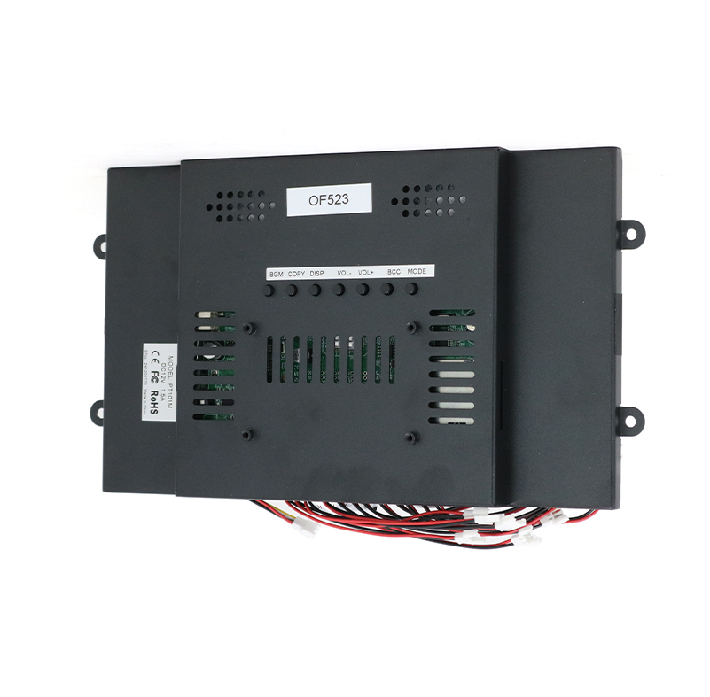 10 Inch Open Frame Video Screen Back Angled