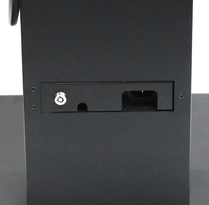 22 Inch 2025 Black Multi Touch Kiosk IO Hatch closed