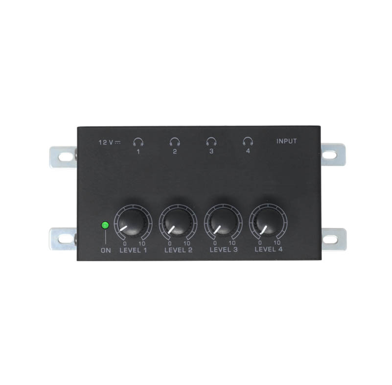 4 Way Headphone Amplifier Top View