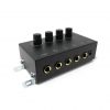 4 Way Headphone Amplifier port view