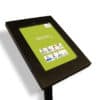 Free-Standing iPad Stand & Enclosure Portrait Mode