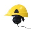 Hardhat With Headphones Side View