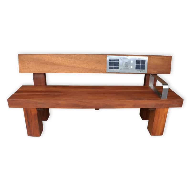 Heavy Duty Audio Bench Oak Front