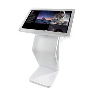 Modern 32 Inch Free-Standing Kiosk with Lightbox 3 Collections