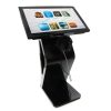 Modern Black 2023 32 Inch Free Standing Kiosk with Headphones