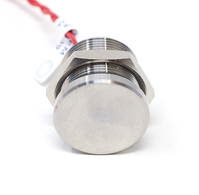 Piezo Button Front View with Nut