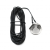 Silver 16mm Push Button with wires