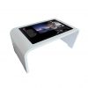 Sleek Multi-Touch Table White Left Angle