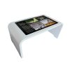 Sleek Multi-Touch Table White Left Angle 2023