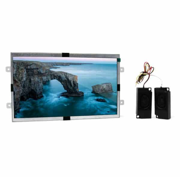 10 Inch Open Frame Video Screen with Mountable Speakers