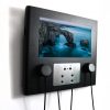 Wall Mounted 22" Video Screen Modern AV Point