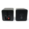 Black Mini Box Speakers with Wall Mount