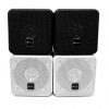 Mini Box Speakers Black and White Colour Options