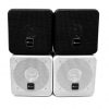 Mini Box Speakers Black and White Colour Options