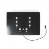 Audio Frame Black Front Plate 8 Buttons and Cable