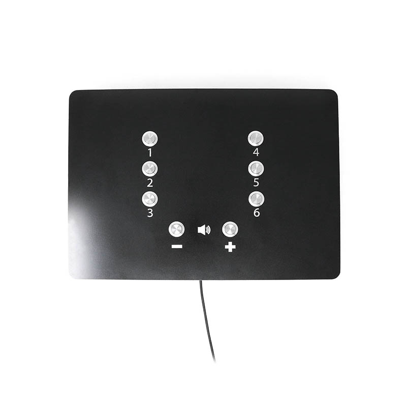 Audio Frame Black Front Plate 8 Buttons Audio Frame Black Front Plate 8 Buttons