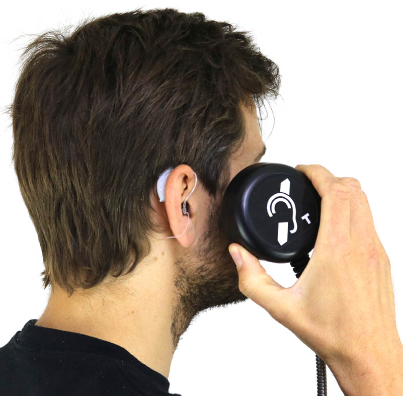 Hearing Loop Heavy Duty Handset Black Label Hand Model Hearing Loop Heavy Duty Handset Black Label Hand Model