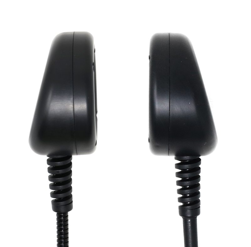 Heavy duty handset side view (Cable Comparison Version)