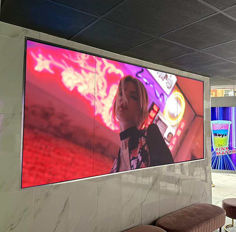 LCD Video Wall Displays - 55 Inch Ultra Narrow Bezel on location