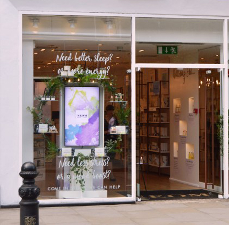 Ultra High Brightness Window Display - In Use