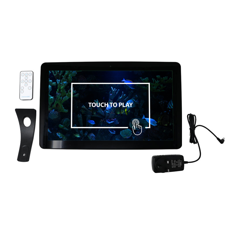 15 Inch Exhibit Tablet Front with Accessories